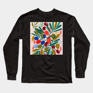 Mediterranean olives II Long Sleeve T-Shirt